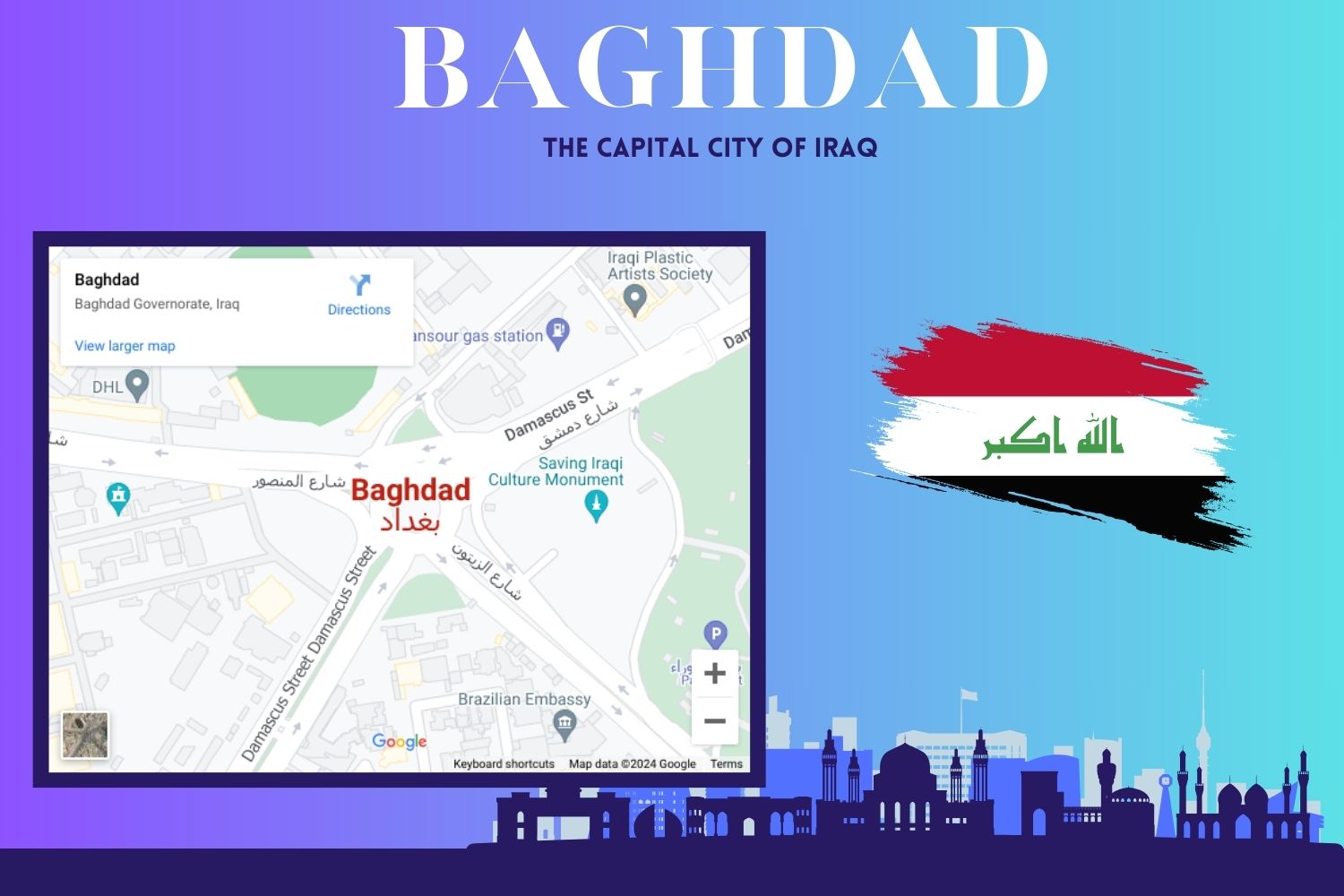 Baghdad the Capital City of Iraq