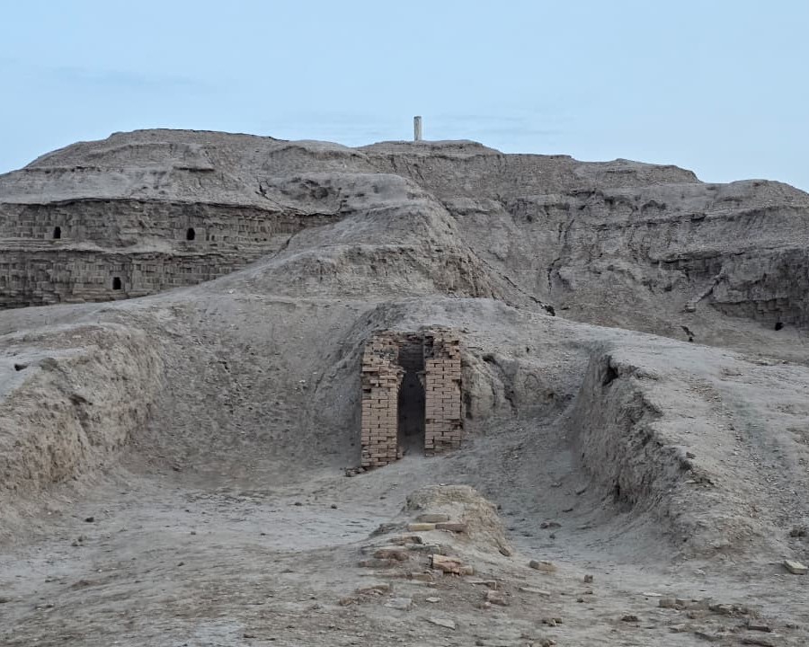 Ancient ruins of Uruk, one of the world's earliest cities in southern Iraq.