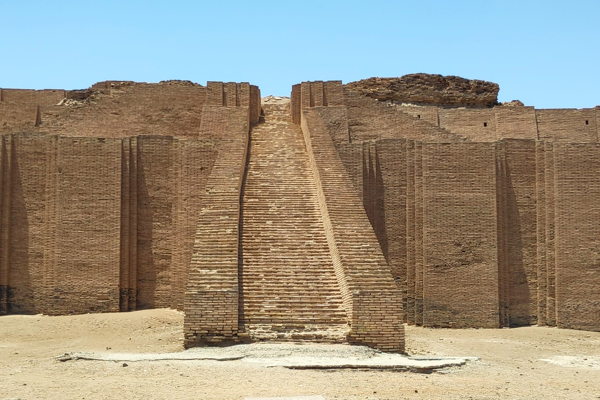 Iraq Tours: Explore the Cradle of Civilization The ancient Ziggurat of Ur rising above the archaeological site of Ur in southern Iraq, one of the best-preserved Sumerian temples and a symbol of Mesopotamian civilization.